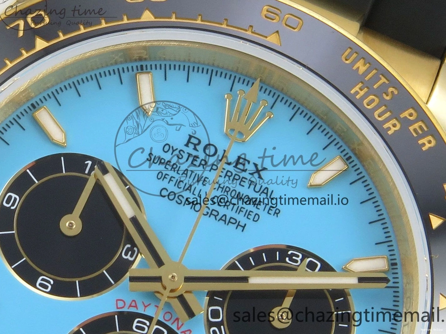 0408 Daytona 126518 QF 1:1 Best Edition Tiffany Turquoise Blue Dial Sticks Markers on Oysterflex Strap SH4131 V6（Gain Weight） Versatile 106